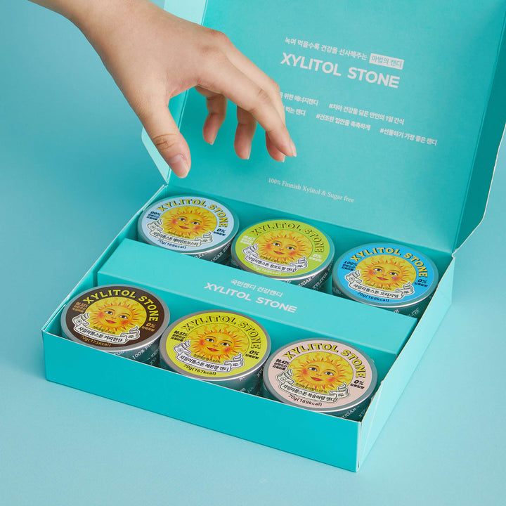 Xylitol Stone Tin Cans
