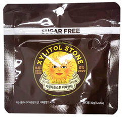 Xylitol Stone Sugar Free Candy 30G Resealable Pouch, Coffee